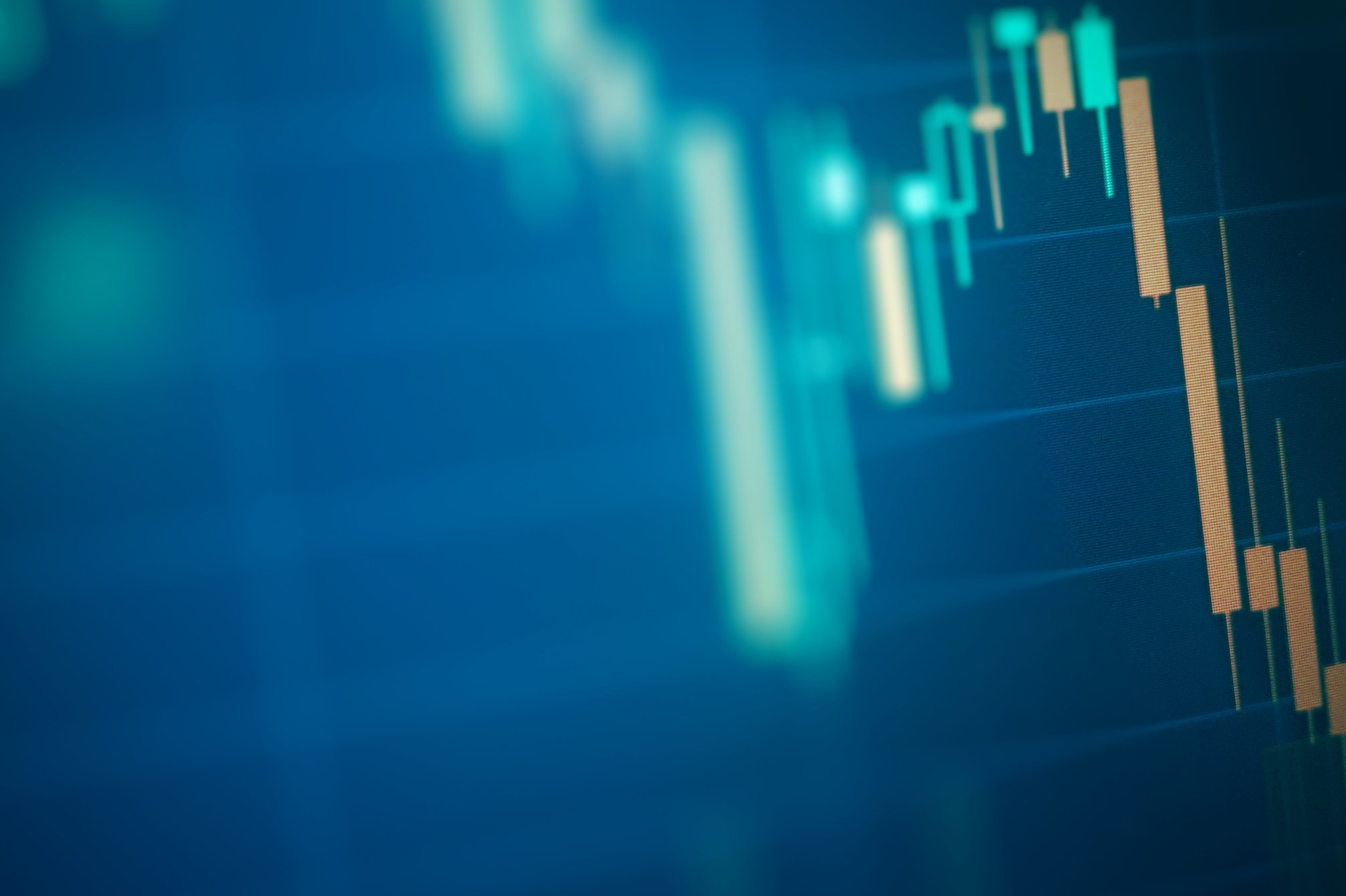 Finance concept. Economy graph. Stock market investment background. Exchange finance diagram.